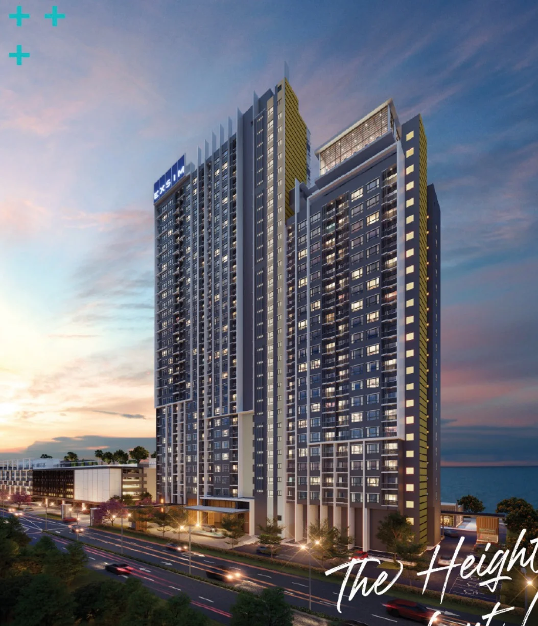 Sea Crestz tower within Kuantan Waterfront Resort City